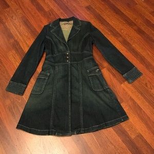 PZI Jean Denim Coat Dress